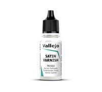 Vallejo Satin Varnish Barniz Satinado Acrílico a Base de Agua, Multicolor, 18 ml