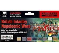 Vallejo Set de Colores, Infantería británica,Guerras napoleónicas