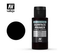 Vallejo Surfance Primer Acrylic Paint Color Acrílico Black 60ml. 73602 Vallejo