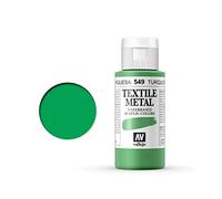 Vallejo Textile Color 40549 Metallic Turquoise (60ml)