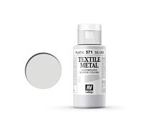 Vallejo Textile Color 40571 Metallic Silver (60ml)