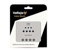 Vallejo (VALST-AFV001) - AV Stencils - 1:35 Asstd German WWII Tank Marks