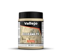 Vallejo WEATHERING EFFECTS Pintura Acrílica Marrón Claro Acabado Realista, 200ml. Para Simular Texturas de Barro u Oxido para Modelismo