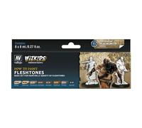 Vallejo Wizkids Premium Game Color Juego de pintura básica modelo acrílico a bas
