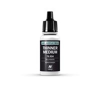 Vallejo Thinner Medium Diluyente, Incolor, 18 ml