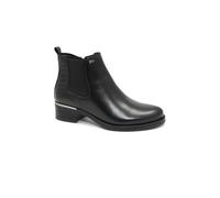 Valleverde 47530 Nero Scarpe Donna Stivaletto Zip Elastico Pelle 39