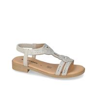 Valleverde 55403 Sandalias Deportivas Mujer Piel Sintética Tacón Grande 2 Cm Suela Goma, hielo, 38 EU