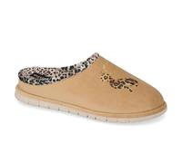 Valleverde 62110 - Chanclas de invierno para mujer con plantilla extraíble, beige, 37 EU