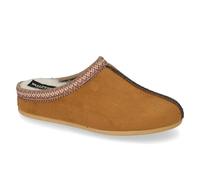 Valleverde Chanclas de invierno para mujer con plantilla de pura lana, 26250, coñac, 35 EU