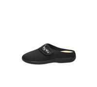 Valleverde Chanclas para mujer con plantilla extraíble y parte superior elástica adecuada para juanetes, 25102, Negro , 39 EU