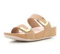 Valleverde Sandalias de mujer V603UF de piel beige o cuero, zapatos casuales cómodos, ligeros y flexibles, ideales para primavera y verano, beige, 40 EU