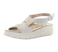 Valleverde Sandalias Mujer 55602 Piel Hielo o Beige, hielo, 38 EU