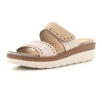 Valleverde Sandalias mujer 55620 de piel hielo o cobre zapatos casuales cómodos, ligeros y flexibles, ideales para primavera y verano, Rame, 35 EU