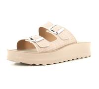 Valleverde Sandalias Mujer V37118R de Piel Cuero o Lino Zapatos Casual Cómodas, Ligeras y Flexibles, Ideales para Primavera Verano, lino, 38 EU