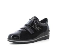 Valleverde VD205F Suede Noir Zapatillas Confort para Mujer de Naplak y Nubuck con, Negro , 39 EU