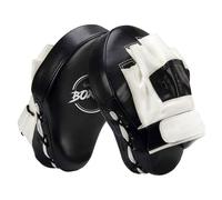 Valleycomfy Manoplas de Boxeo curvadas para Entrenamiento de Piel, Ideales para Karate, Muay Thai Kick, Sparring, Dojo, Artes Marciales