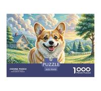 Vallhund Sueco Puzzle 1000 Piezas para Entretenimiento Creativo Clásicos Regalos Obra De Arte Rompecabezas Desafiante Noches De Juegos Adultos Y Niños A Partir De 12 Años 70x50cm/1000pcs