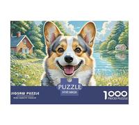 Vallhund Sueco Puzzle 1000 Piezas para Pasatiempo Creativo Clásicos Regalos Obra De Arte Rompecabezas Desafiante Noches De Juegos Adultos Y Niños A Partir De 12 Años 38x26cm/1000pcs