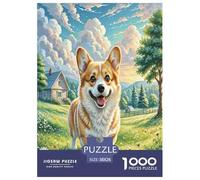 Vallhund Sueco Puzzle Imposible,desafío for Adults Entretenimiento Creativo 1000 Piezas Obra De Arte De Juego De para Adultos, Regalos A Partir De 14 Años 38x26cm/1000pcs