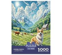 Vallhund Sueco Puzzle Imposible,desafío for Adults Entretenimiento Creativo 1000 Piezas Obra De Arte De Juego De para Adultos, Regalos A Partir De 14 Años 38x26cm/1000pcs