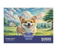Vallhund Sueco Puzzle Imposible,desafío for Adults Juego EduGatoivo 1000 Piezas Obra De Arte De Juego De para Adultos Y Niños Mayores De 12 Años 70x50cm/1000pcs