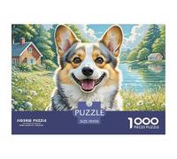 Vallhund Sueco Puzzles 1000 Piezas Entretenimiento Creativo Colores Variados Regalos para Hombres Niños De 8 A 12 Años 70x50cm/1000pcs