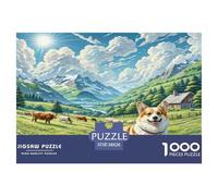 Vallhund Sueco Puzzles Imposible,desafío para Adultos Entretenimiento Creativo 1000 Piezas Obra De Arte De Juego De para Adultos, Regalos A Partir De 14 Años 38x26cm/1000pcs