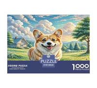 Vallhund Sueco Rompecabezas Imposible,desafío for Adults Entretenimiento Creativo 1000 Piezas Obra De Arte De Juego De para Adultos Y Niños 38x26cm/1000pcs