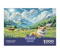 Vallhund Sueco Rompecabezas Imposible,desafío for Adults Entretenimiento Creativo 1000 Piezas Obra De Arte De Juego De para Adultos Y Niños Mayores De 12 Años 70x50cm/1000pcs