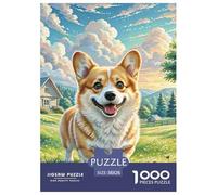 Vallhund Sueco Rompecabezas Imposible,desafío para Adultos Entretenimiento Creativo 1000 Piezas Obra De Arte De Juego De para Adultos Y Niños 38x26cm/1000pcs