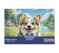 Vallhund Sueco Rompecabezas Imposible,desafío para Adultos Juego Educativo 1000 Piezas Obra De Arte De Juego De para Adultos Y Niños 38x26cm/1000pcs