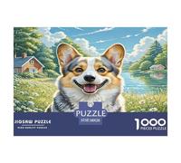 Vallhund Sueco Rompecabezas Imposible,desafío para Adultos Juego EduGatoivo 1000 Piezas Obra De Arte De Juego De para Adultos Y Niños A Partir De 12 Años 38x26cm/1000pcs