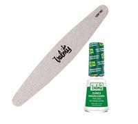 Valmy Química Endurecedora Y Lima Profesional Doble Cara 100/180 Para Uñas Acrílicas Y Naturales