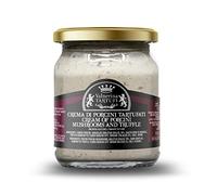 Valnerina Tartufi Crema de Porcini (Boletus, Setas) Trufada | Salsa de Pasta, Risotti, Carne, Pescado, Bruschette a base de Setas y Trufa Blanca | Jarrón 80 gr.