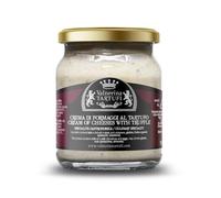 Valnerina Tartufi Crema de Queso y Trufas | salsa para aperitivos, pasta, risotti, carne, pescado, bruschette de queso y trufa blanca | jarrón de 50 gr.