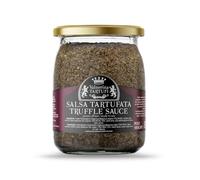 Valnerina Tartufi Salsa Trufa Tartufata Receta Original | Setas Champiñón, 10% Trufa Negra de Verano | Jarrón 500 gr.