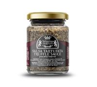 Valnerina Tartufi Salsa Trufa Tartufata Receta Original | Setas Champiñón, 5% Trufa Negra de Verano | Jarrón 90 gr.