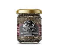 Valnerina Tartufi Salsa Trufa Tartufata Receta Original | Setas Champiñón, 5% Trufa Negra de Verano | Jarrón Hermético 180 gr.