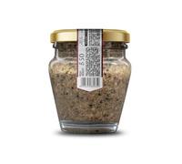 Valnerina Tartufi Trufa Negra de Verano Molida | Natural, Artesanal y Italiana Conservada en Aceite de Oliva EVO Virgen Extra | Jarrón 50 gr.