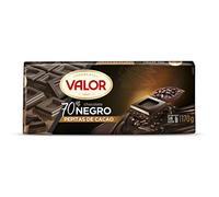 Valor, chocolate negro 70% con pepitas de cacao - 18 de 170 gr. (Total: 3060 gr.)