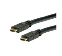 VALOR HDMI con cable Ethernet HDMI (M) para HDMI (M) 20 m blindado negro soporte 4K