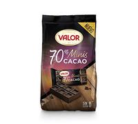 Valor - Mini Tabletas de Chocolate Negro 70% Cacao, 20 x 10 g