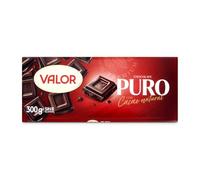 Valor - Tableta de Chocolate Puro. Chocolate Valor sin Gluten. Intenso Sabor y Aroma. Elaborado con los mejores cacaos. Apto para veganos - 300 Gramos