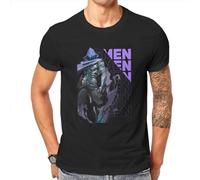Valorant Game Omen - Camiseta clásica de verano estilo grunge, de algodón, para hombre, cuello redondo, color negro, Negro, S