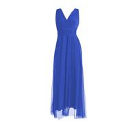 VALORIALUXE Vestido largo de ceremonia para mujer, de tul, elástico, cuello en V, fabricado en Italia, X-Large