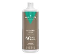 VALQUER Agua Oxigenada en Crema Estabilizada 40 Volúmenes 12% | 1 L | Oxidante para Coloración Capilar Permanente y Decoloración | Vegano con Ingredientes de Origen Natural | Profesional