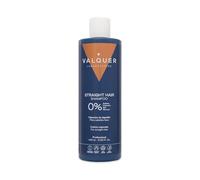 VALQUER Champú Cabello Liso Fórmula Zero | Control del Frizz, Hidratación y Brillo Natural | Suavidad con Cápsulas de Algodón, Fucogel y Vitaminas | Vegano | 400 ml