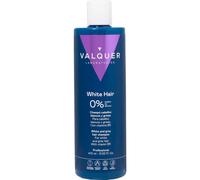 VALQUER Champú Zero para Cabello Blanco y Gris | Matiza Tonos Amarillos y Mantiene el Color Natural | Brillo y Suavidad con Vitaminas | Vegano | 400 ml