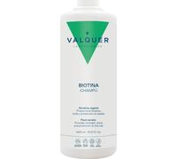 VALQUER Champú Revitalizante con Biotina y Keratina | Previene la Caída, Aumenta el Volumen y estimula el Crecimiento Capilar | Fortificante con Vitamina B7 | Vegano | 1 L