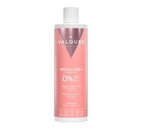 VALQUER Champú Curly Zero para Rizos Definidos | Hidrata, Suaviza y Combate el Pelo Seco y Encrespado con Keratina Vegetal y Maíz | Ingredientes Naturales | Vegano | 400 ml